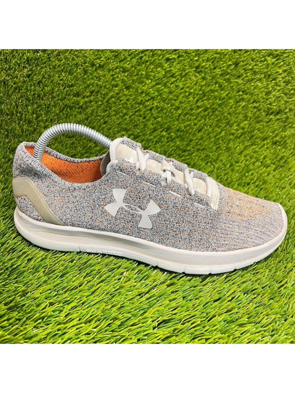Under Armour SpeedForm Slingride Womens Size 10.5 Gray Running Shoes Sneakers